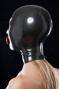 Latex Mouth Condom Rubber Hood Mask Bdsm Fetish Restraints