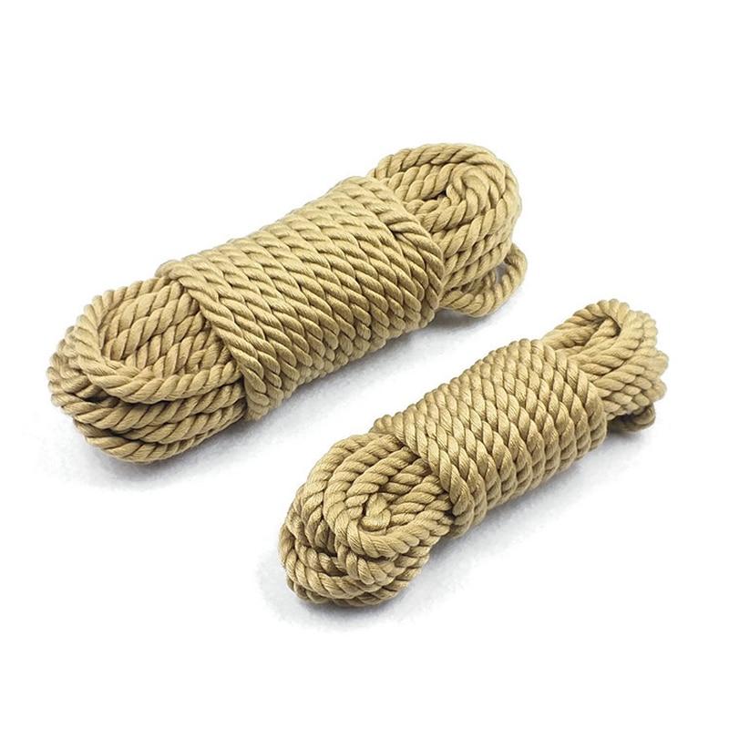 House Of Dasein 5M / 10M Soft Cotton Hemp Rope Shibari Kink Bdsm Fetish Restraints