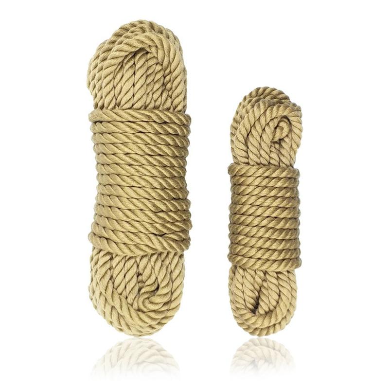 House Of Dasein 5M / 10M Soft Cotton Hemp Rope Shibari Kink Bdsm Fetish Restraints