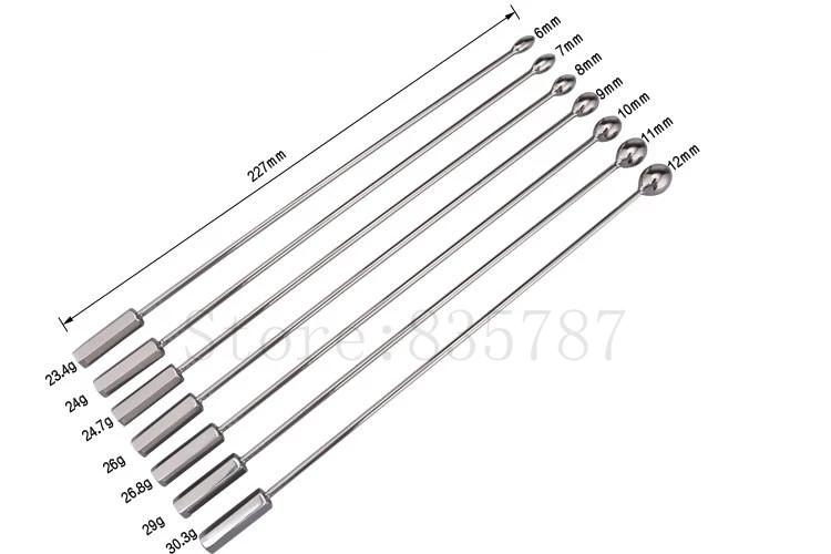 Stainless Steel Plug Men Urethral Catheter Sound Dilator