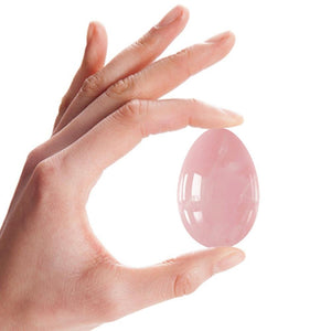 Yoni Egg Rose Quartz Jade Women Kegel Ben Wa Balls Crystal Bondage Kink Bdsm