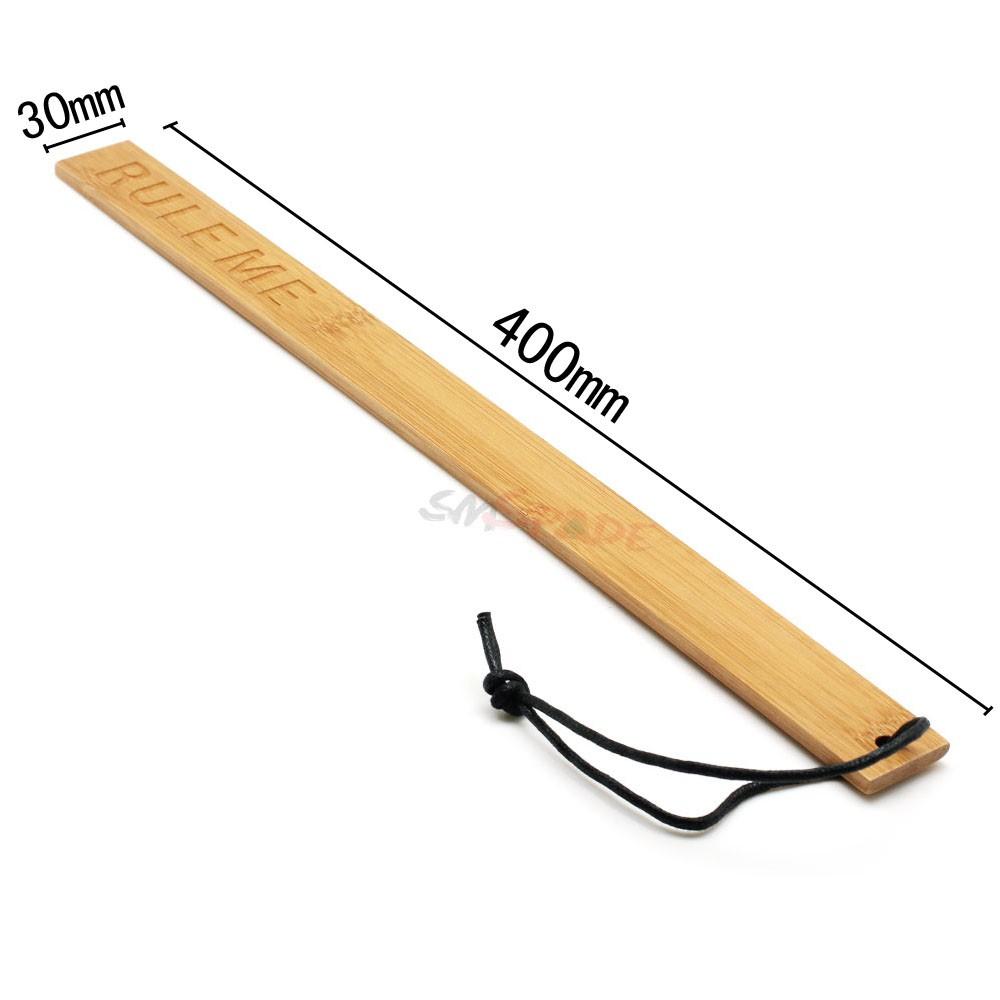 House Of Dasein Bdsm Spanking Ruler 40Cm Long Bamboo Wooden Paddle Impact Play Toy