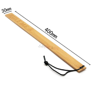 House Of Dasein Bdsm Spanking Ruler 40Cm Long Bamboo Wooden Paddle Impact Play Toy