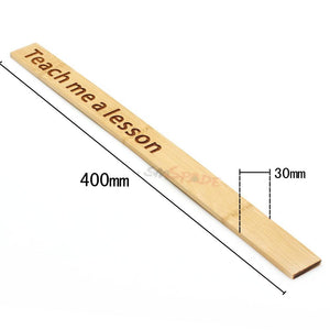 House Of Dasein Bdsm Spanking Ruler 40Cm Long Bamboo Wooden Paddle Impact Play Toy