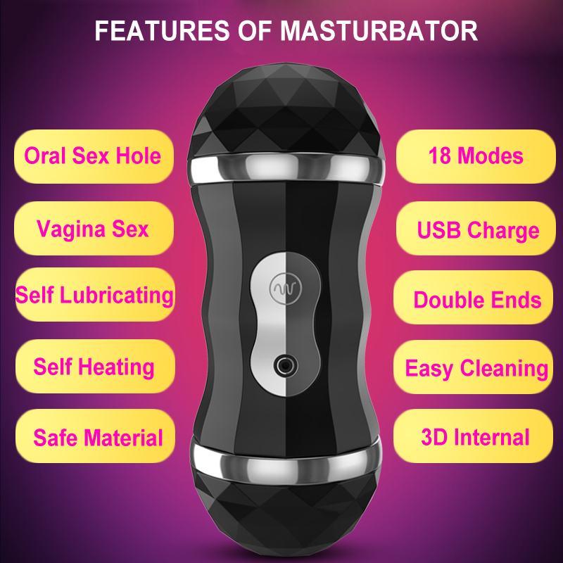 House Of Dasein Large Masturbation Cup Double Entrance Realistic Rechargeable Masturbator