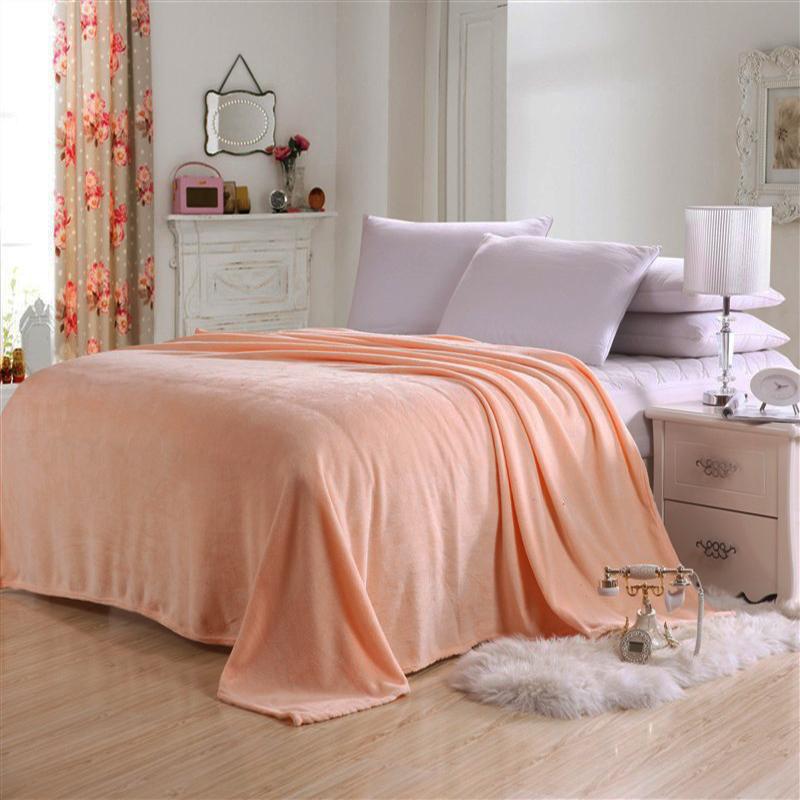 Super Soft Fleece Blanket 220Gsm Light Weight Throw Bedspread