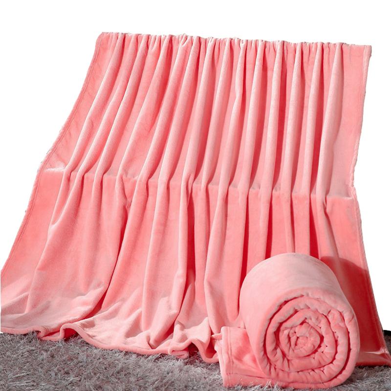 Super Soft Fleece Blanket 220Gsm Light Weight Throw Bedspread