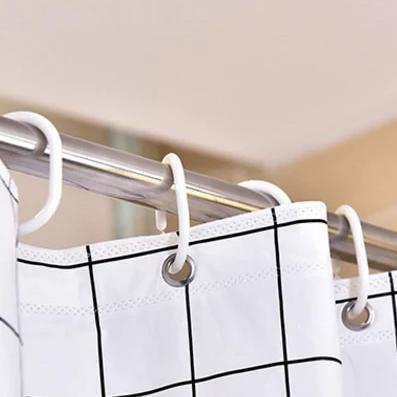 Simple Grid Shower Curtain