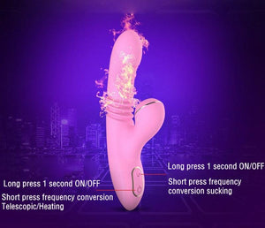 House Of Dasein Clitoris Sucking G Spot Vibrator Stimulator Heating Telescopic Vibrations