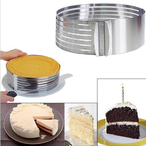 Stainless Steel Adjustable Cake Slicer For Layered Cakes Baking Accessories