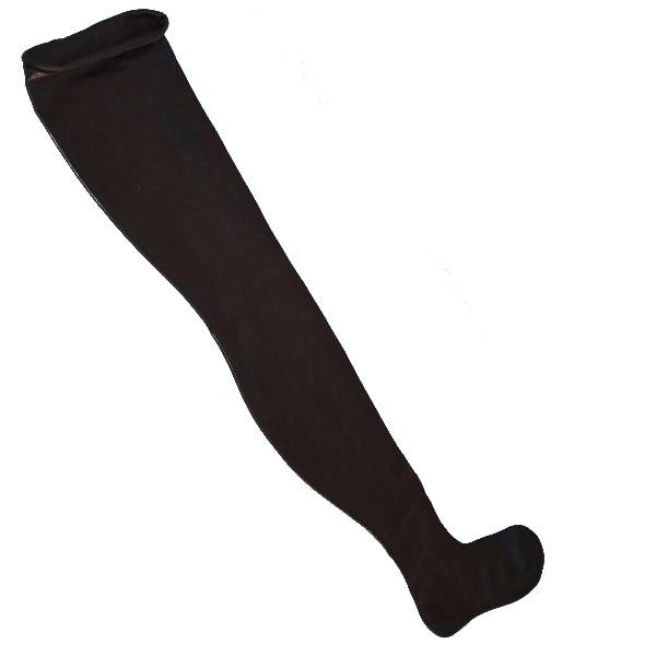 House Of Dasein Unisex Black Stockings Rubber Latex Thigh High Long Socks Bdsm Fetish