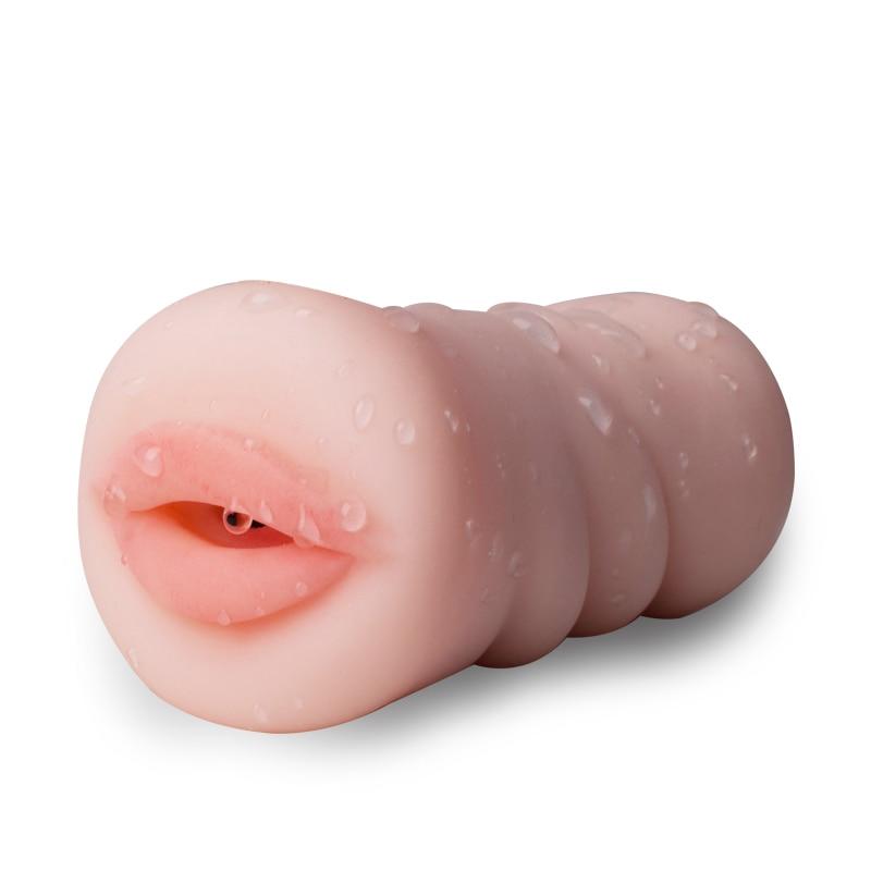 Realistic Handheld Masturbator Bdsm Silicone Pussy Mouth Anal