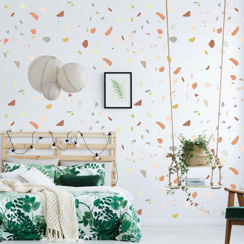 Terrazzo Wall Decals Removable Stickers Home Decor