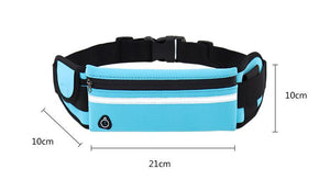 Running Bum Bag Fanny Pack Travel Waist Bags Money Zip Belt Pouch Sports Wallet