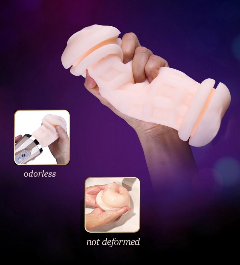 Realistic Vagina Masturbator Cup With 36 Vibration Modes