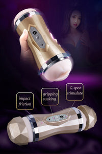 Realistic Vagina Masturbator Cup With 36 Vibration Modes