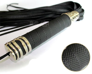 House Of Dasein Bdsm Black Rubber Flogger Ass Spanking Sex Whip Impact Toy