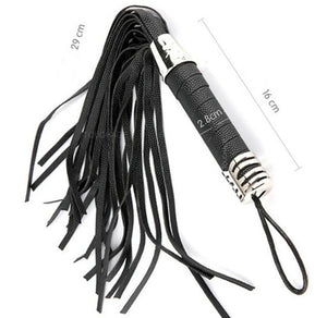House Of Dasein Bdsm Black Rubber Flogger Ass Spanking Sex Whip Impact Toy