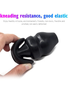 House Of Dasein Electric Shock Plug Masturbator Anal Dilator Hollow Peep Hole