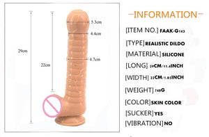 Textured Silicone Cock And Balls Dong Big Penis Anal Dildo Suction Cup Masturbation