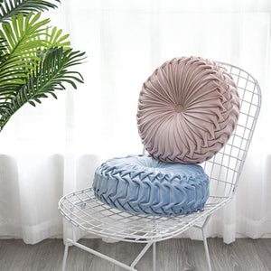 Soft Velvet Pleated Floor Cushion