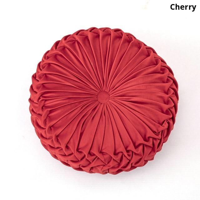 Soft Velvet Pleated Floor Cushion