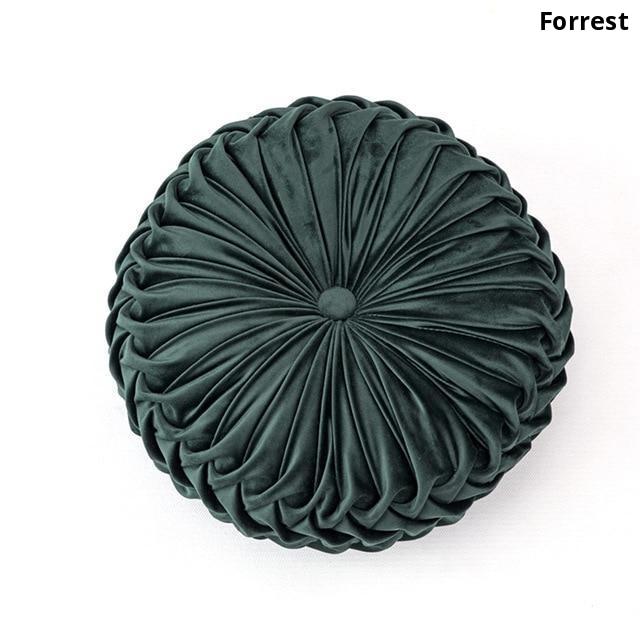 Soft Velvet Pleated Floor Cushion