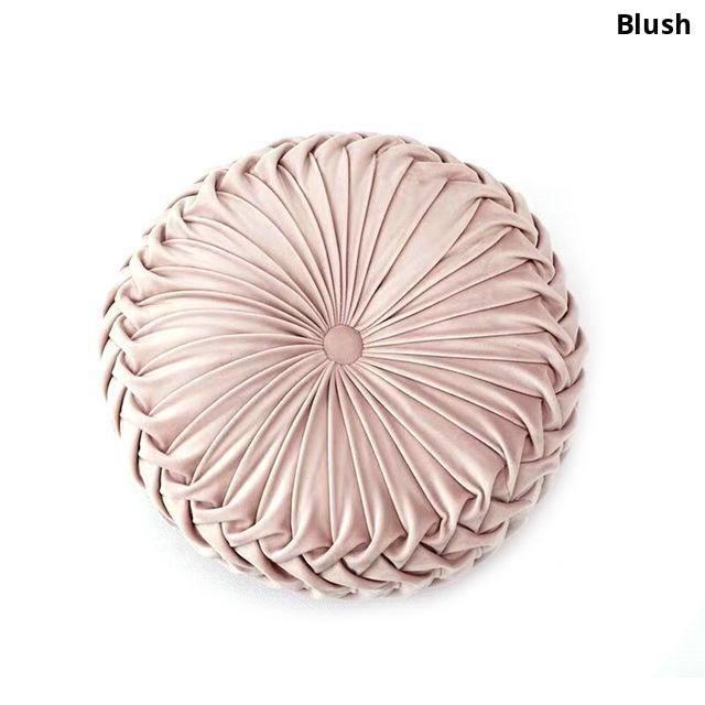 Soft Velvet Pleated Floor Cushion