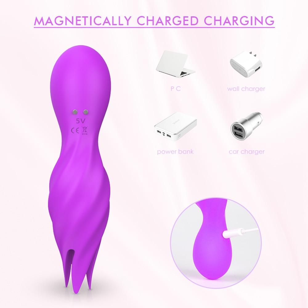 Nipple Anal Clitoral Vibrator Body Massager Sex Toy For Women