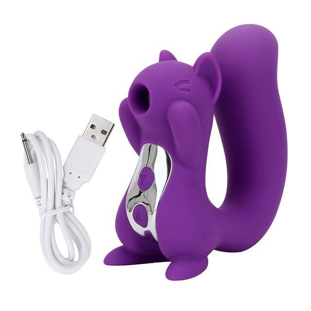 House Of Dasein Novelty Squirrel Vibrator Sucking Vibrating Clitoris Suction Nipple Play Women