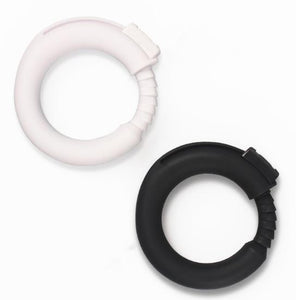 Adjustable Cock White Or Black Silicone Penis Rings Delay Ejaculation Men