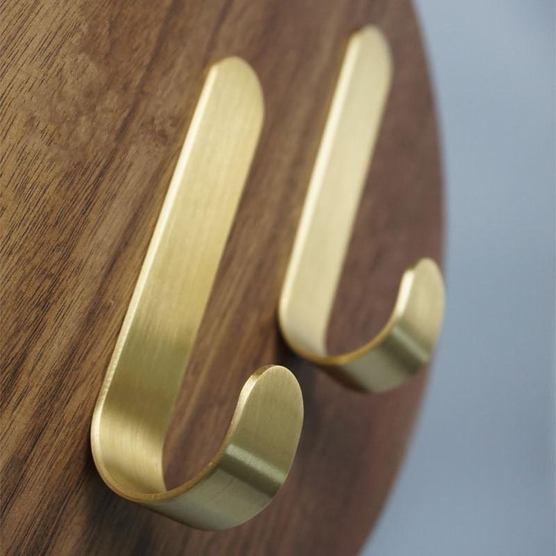 Modern Simple Gold Wall Hooks Home Storage Organisation