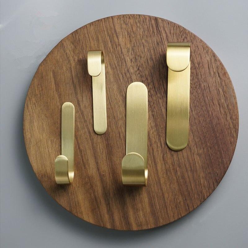 Modern Simple Gold Wall Hooks Home Storage Organisation