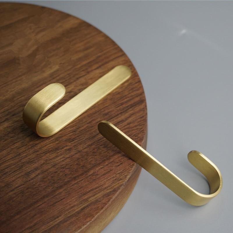 Modern Simple Gold Wall Hooks Home Storage Organisation