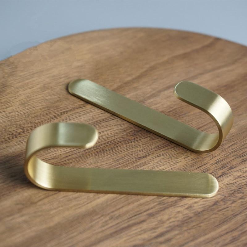 Modern Simple Gold Wall Hooks Home Storage Organisation