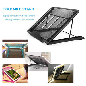 Diamond Painting Foldable Stand Light Pad Canvas Holder Ipad Tablet