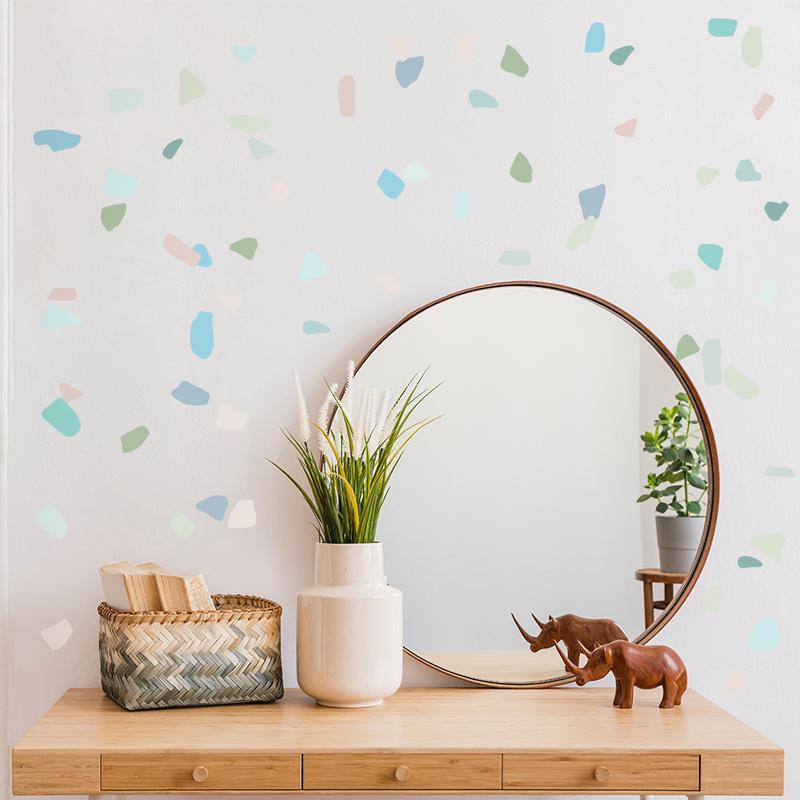 Terrazzo Wall Decals Removable Stickers Home Decor