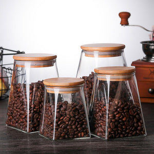 Stylish Glass Stackable Kitchen Storage Containers