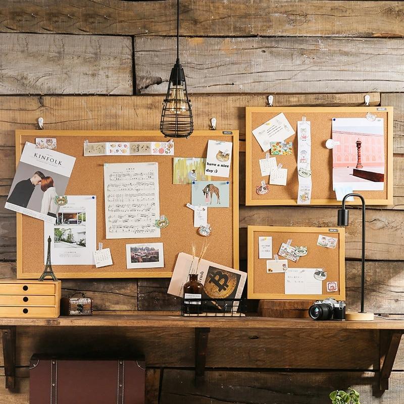 Cork Board Home Office Message Wall Decor Organiser