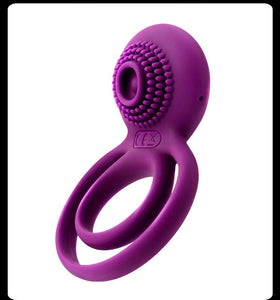 Svakom Tammy Double Cock Ring Clitoral Vibrator Couples