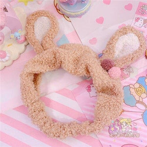 Fuzzy Bunny Hair Band Cute Rabbit Ears