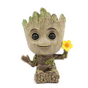 Baby Groot Mini Flowerpot Plant Holder Desktop Decoration Home