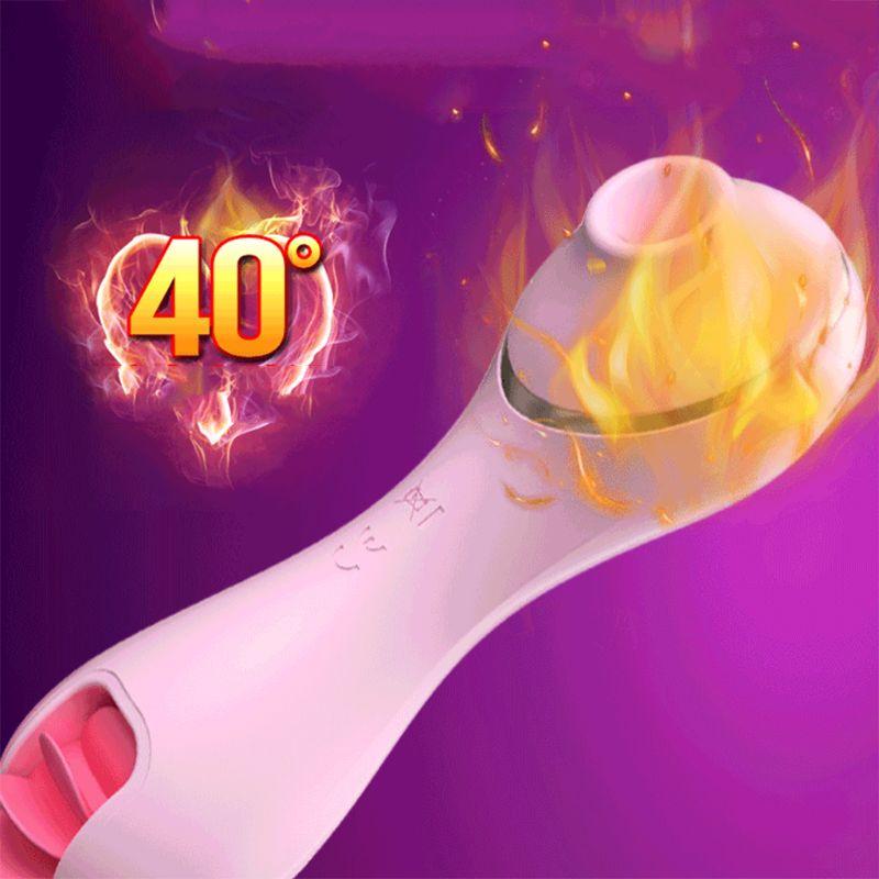 House Of Dasein Sex Licking Tongue Vibrator Nipple Sucking Clitoral Suction Stimulator