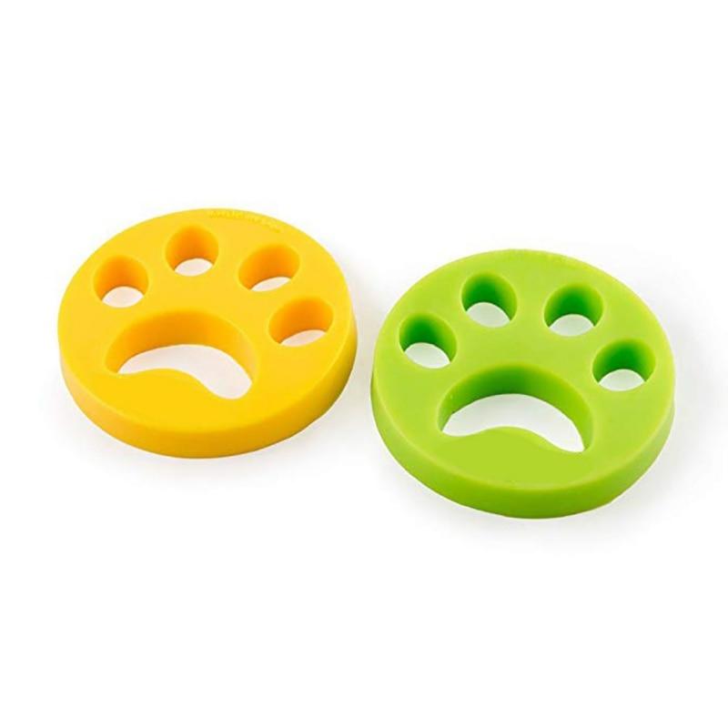 2 Pack Pet Hair Remover Dog Cat Fur Laundry Removal Cleaning Tool