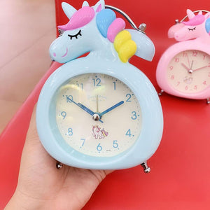 Cute Cartoon Unicorn Alarm Clock Kawaii Bedroom Accessories