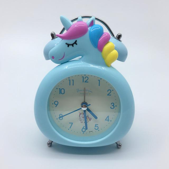 Cute Cartoon Unicorn Alarm Clock Kawaii Bedroom Accessories