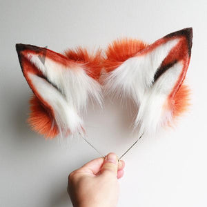 Anime Fox Ears Headband Cosplay Bdsm Pet Play Accessories