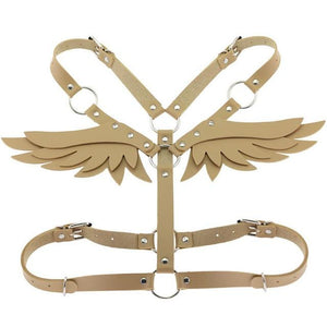 House Of Dasein Angel Wings Body Harness 16 Colours Bondage Fetish Clothing Bdsm