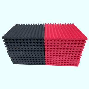 12Pcs Soundproofing Acoustic Panels Foam Tiles Inch X