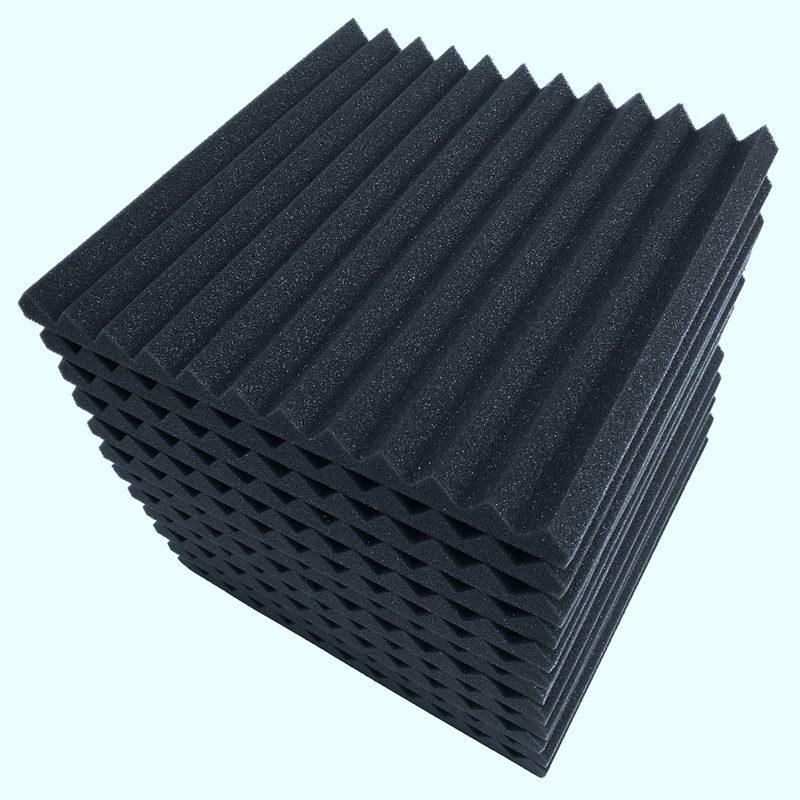 12Pcs Soundproofing Acoustic Panels Foam Tiles Inch X